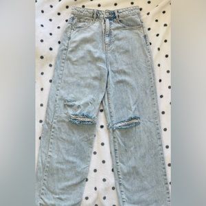 Wide leg jeans